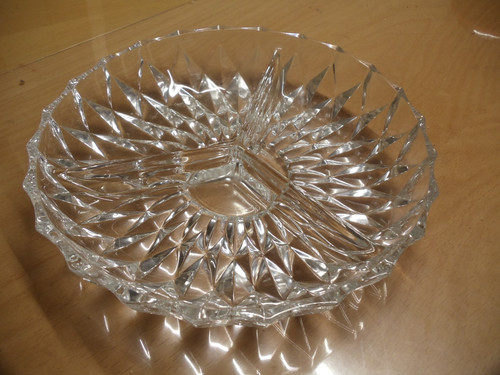 Glas schale fächer - schale, 3
