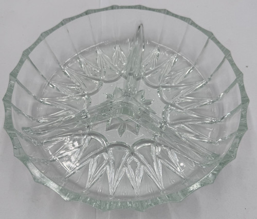 Vintage glas kabarett schale - vintage,