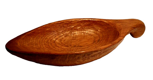 Vintage holzschale blattform - vintage,