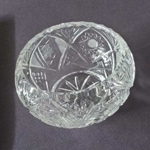 Schwere glasschale bauchige - schwere,
