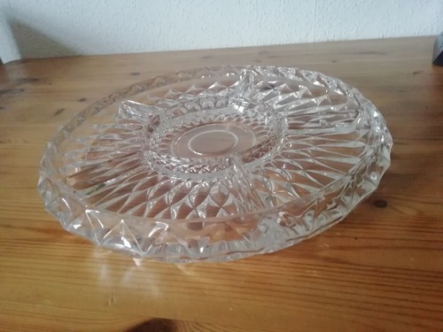 Große glasschale vintage - glasschale,